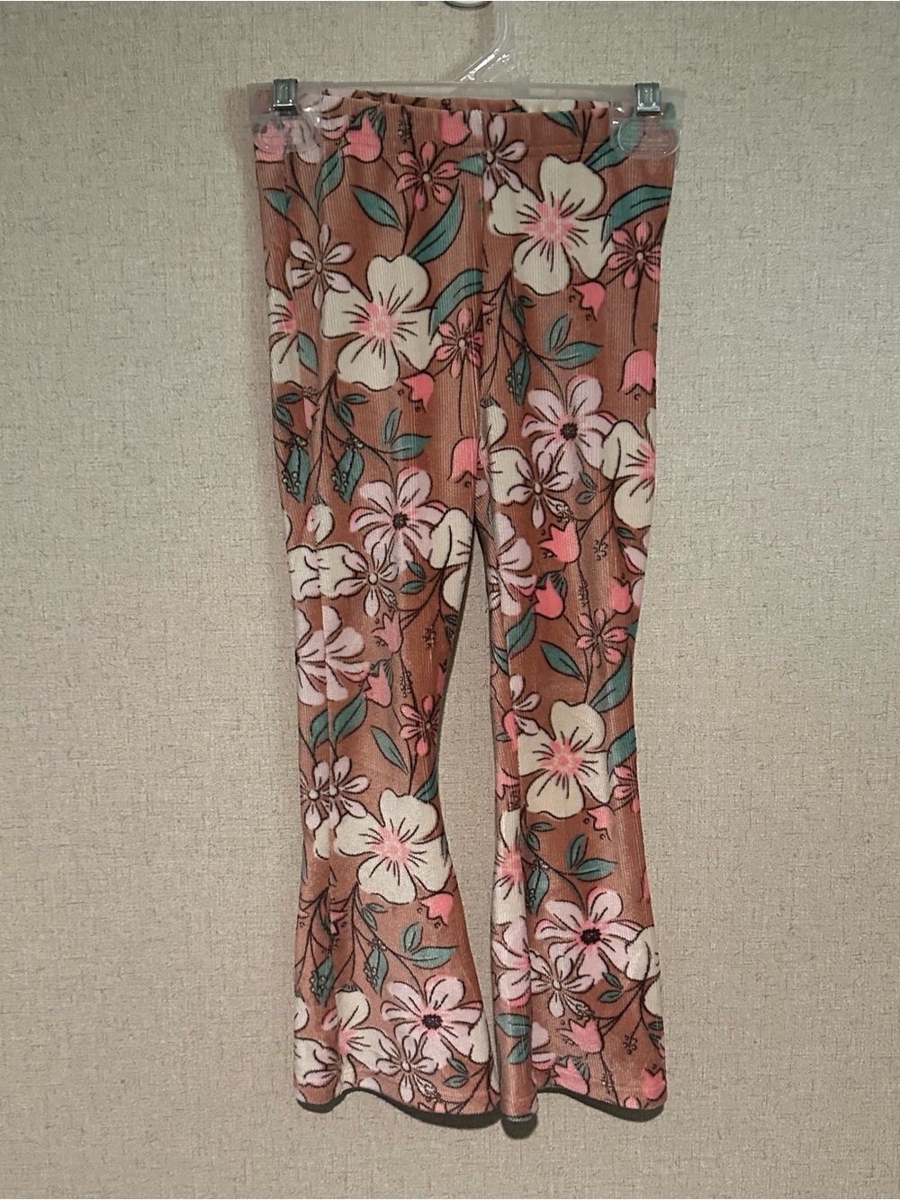 Disney Princess 5T Floral Corduroy Wide Leg Pants